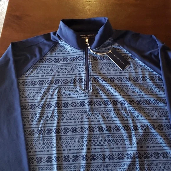 NWT Holderness & Bourne Robinson Dry Luxe Performance Quarter Zip Pullover- XL